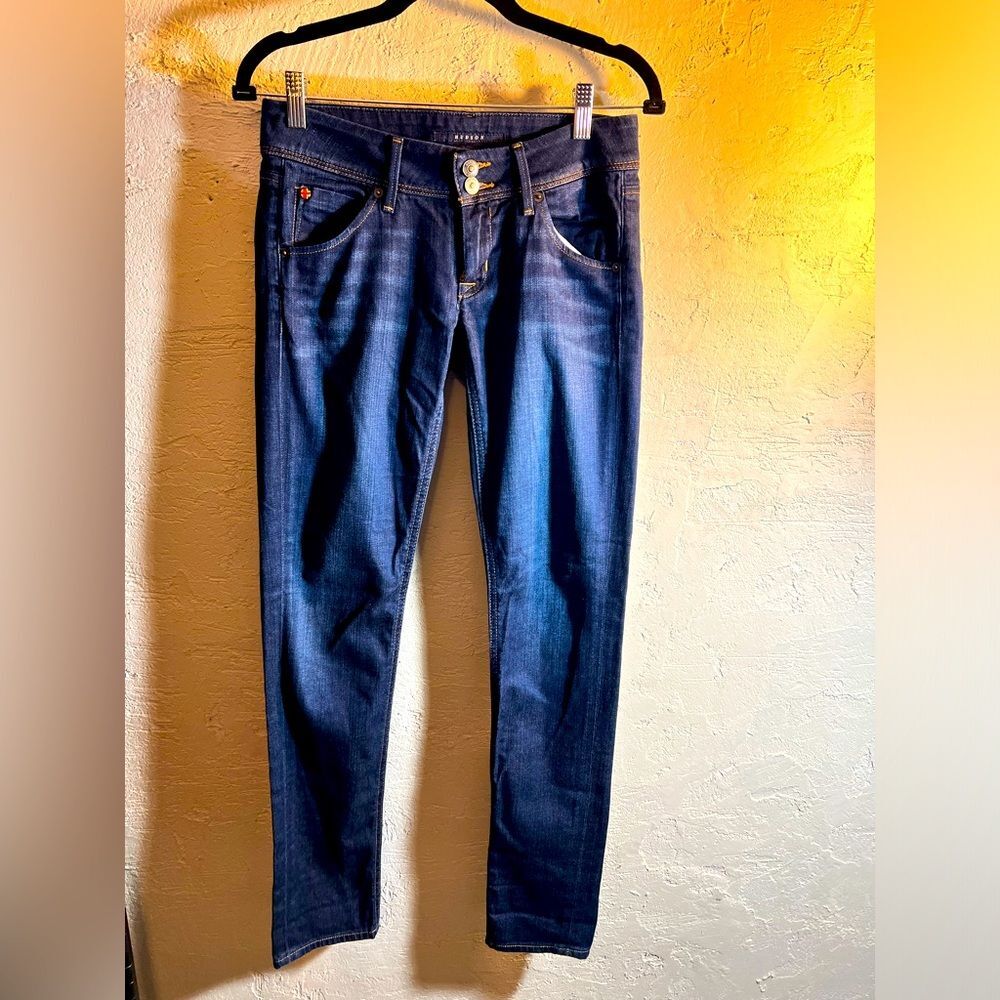 HUDSON denim -Collin Flap skinny jeans, size 26, one of the best, cotton&lycra